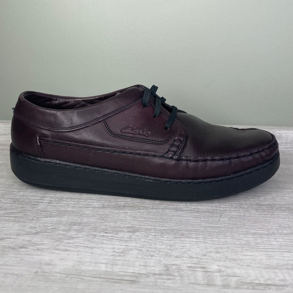 Clarks Men's Dark Brown Leather Shoes